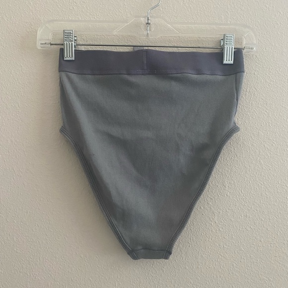 SKIMS  cotton rib high waisted full brief in Pacific Size S new with tag - Picture 2 of 4